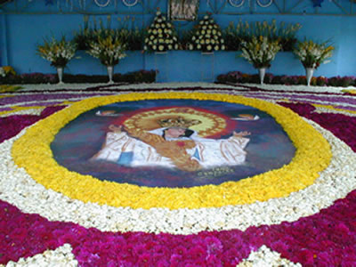 Alfombra en huamantla