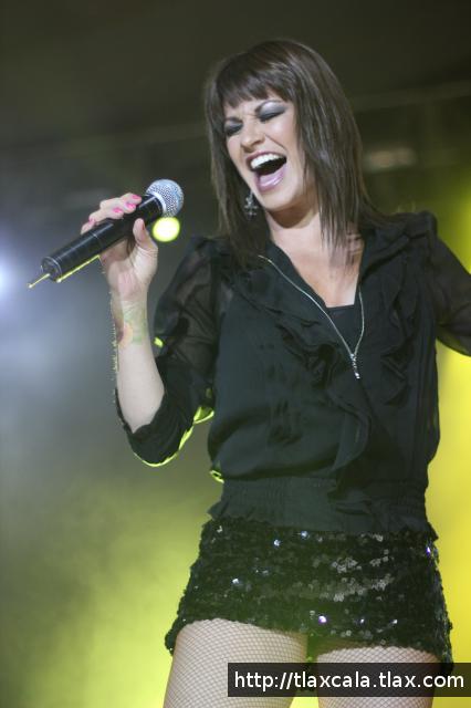 Mara Jos (ex Kabah) en la feria de Apizaco 2011 - Foto