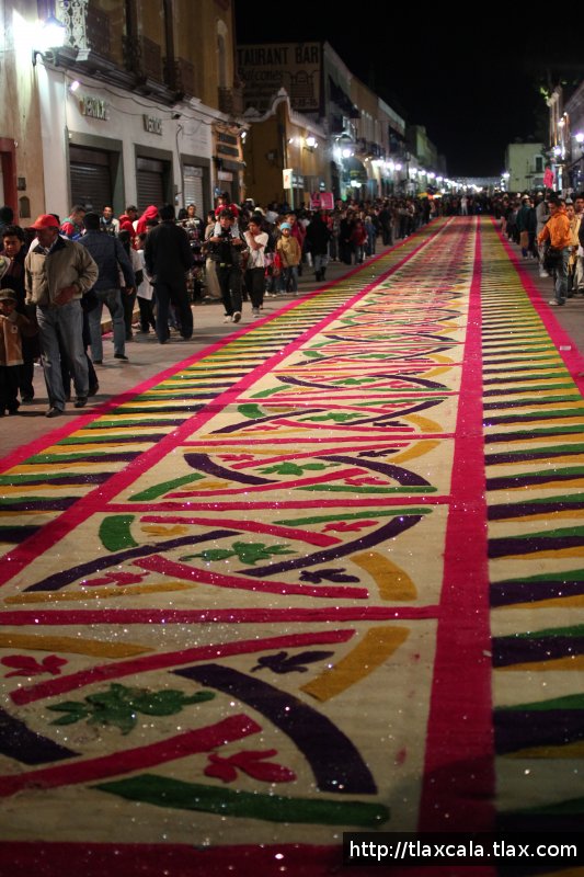 La Noche que nadie duerme, las alfombras 2011 Huamantla - Foto