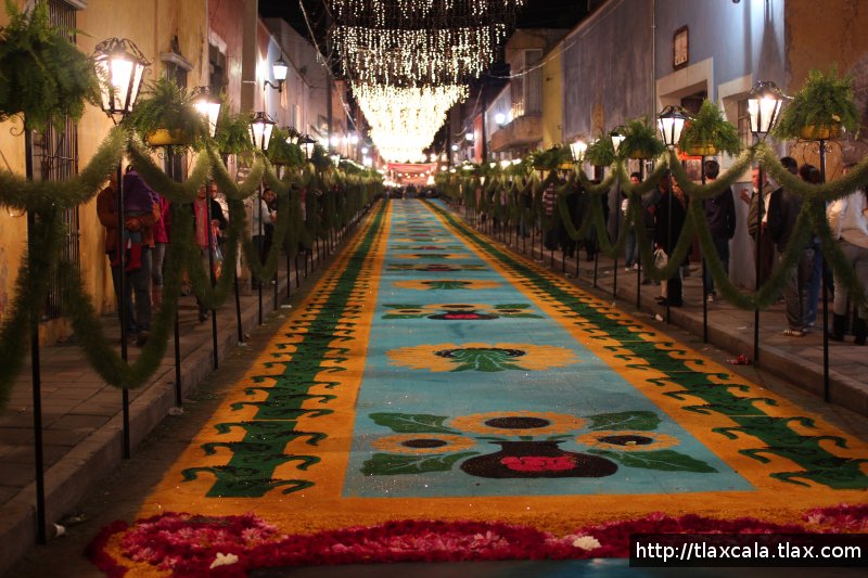 La Noche que nadie duerme, las alfombras 2011 Huamantla - Foto