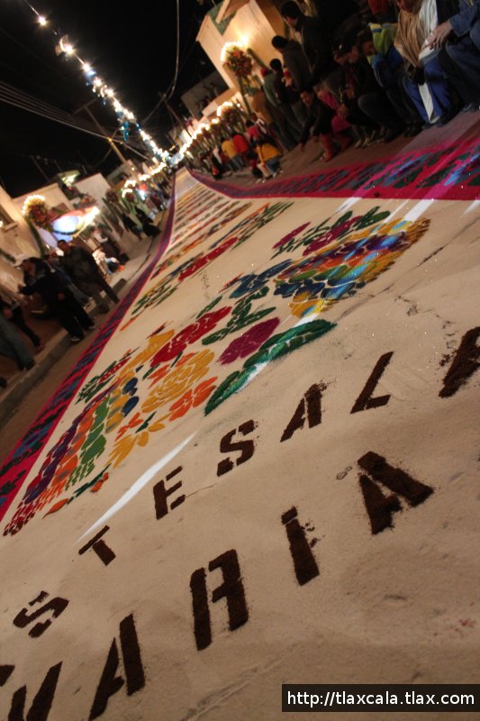 La Noche que nadie duerme, las alfombras 2011 Huamantla - Foto