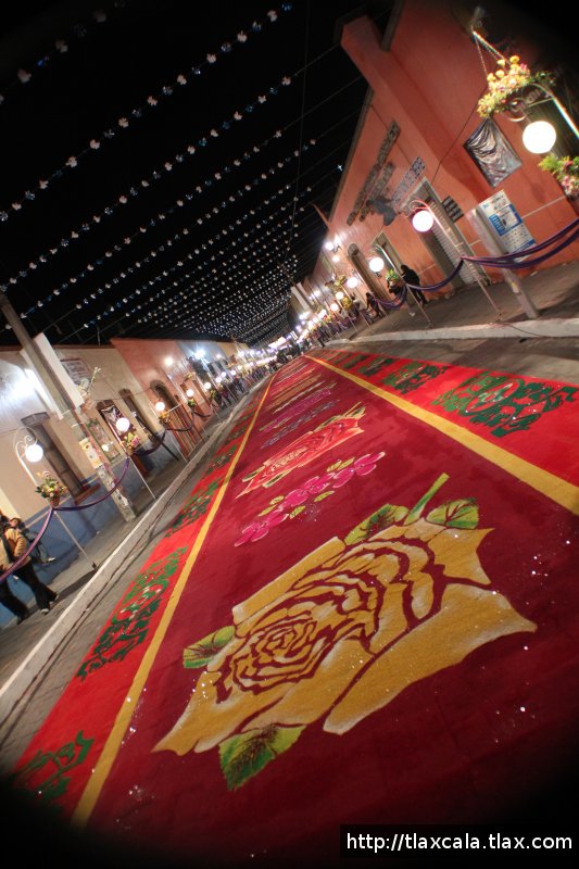 La Noche que nadie duerme, las alfombras 2011 Huamantla - Foto