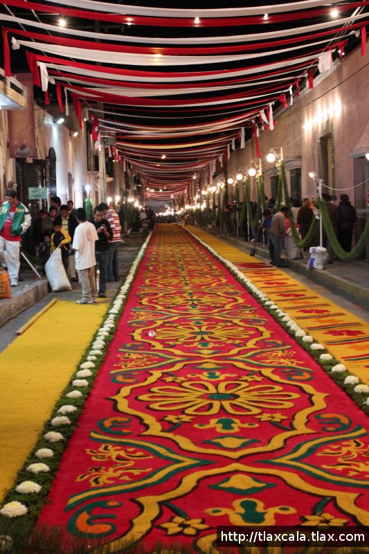 La Noche que nadie duerme, las alfombras 2011 Huamantla - Foto