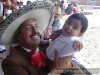 El Lic. Victor Manuel Lopez y el sobrino Juan de Dios Manelic