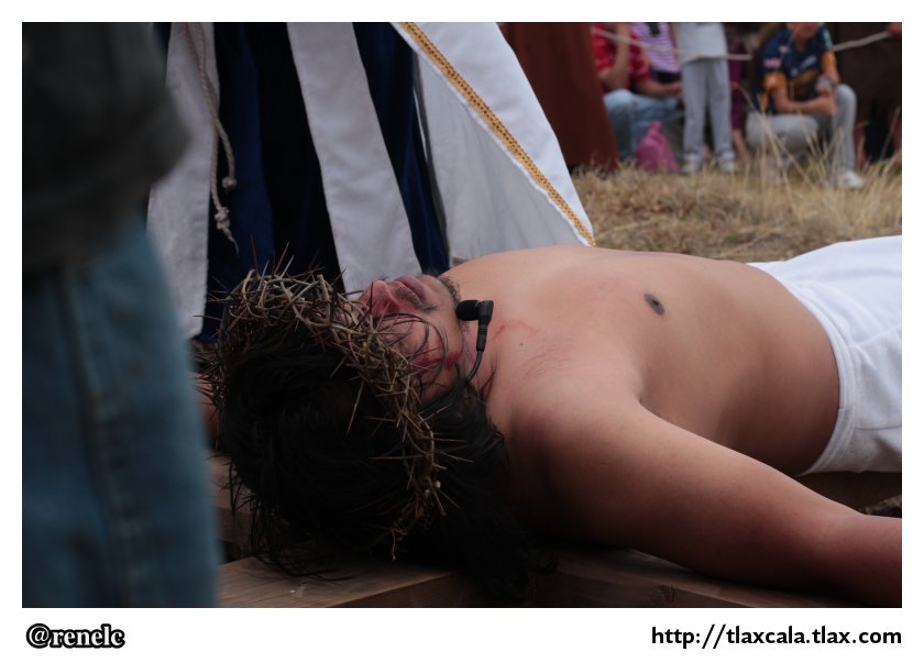 Pasin de cristo (Semana Santa) en Xaltocan 2012 - Foto