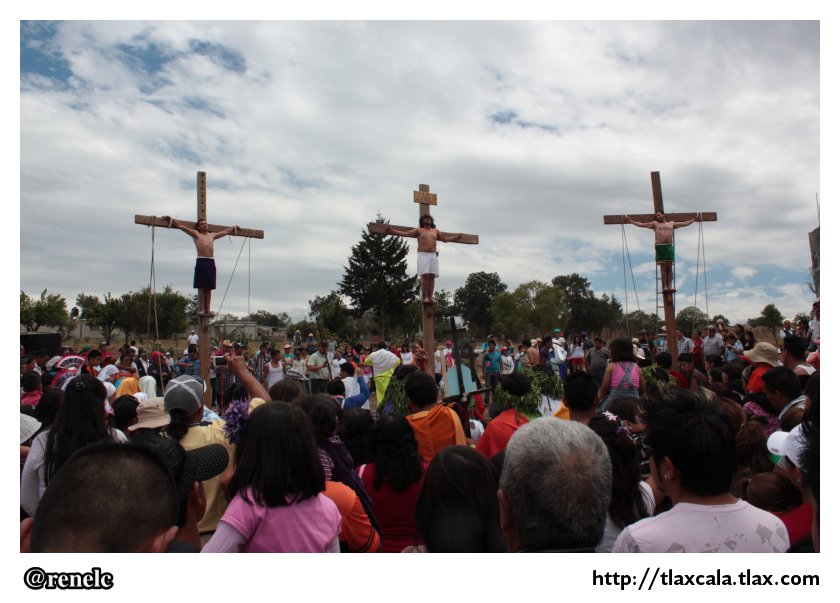 Pasin de cristo (Semana Santa) en Xaltocan 2012 - Foto