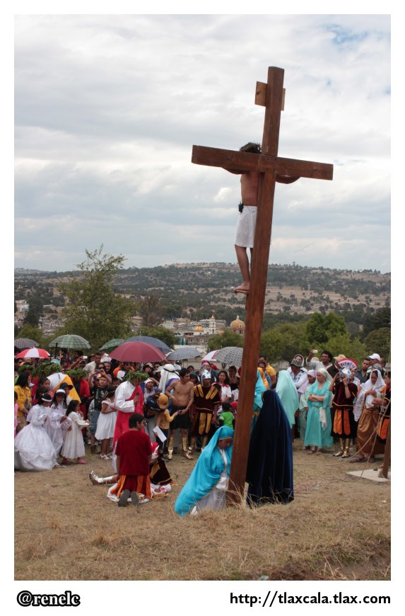 Pasin de cristo (Semana Santa) en Xaltocan 2012 - Foto