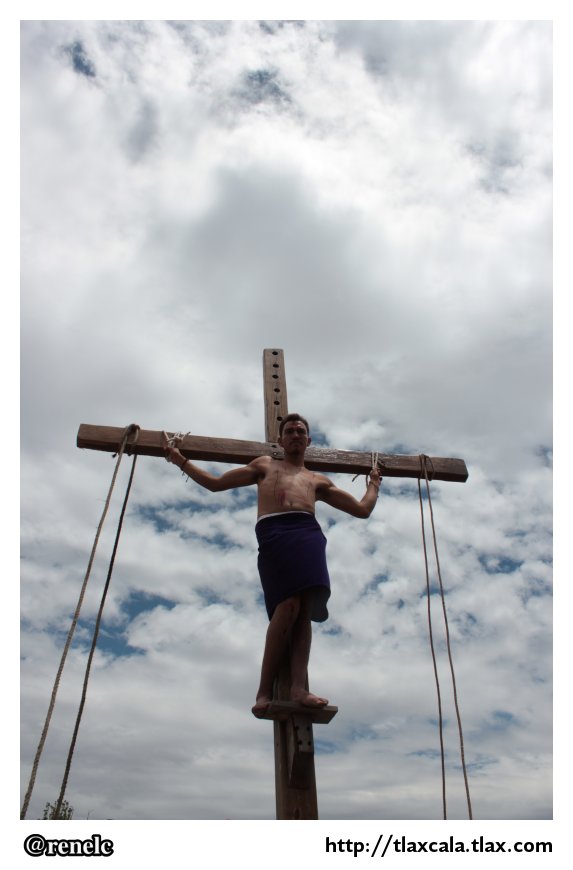 Pasin de cristo (Semana Santa) en Xaltocan 2012 - Foto