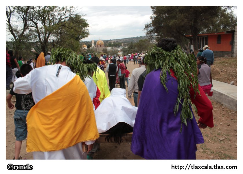 Pasin de cristo (Semana Santa) en Xaltocan 2012 - Foto