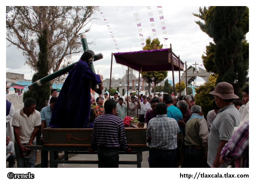 Pasin de cristo (Semana Santa) en Xaltocan 2012 - Foto