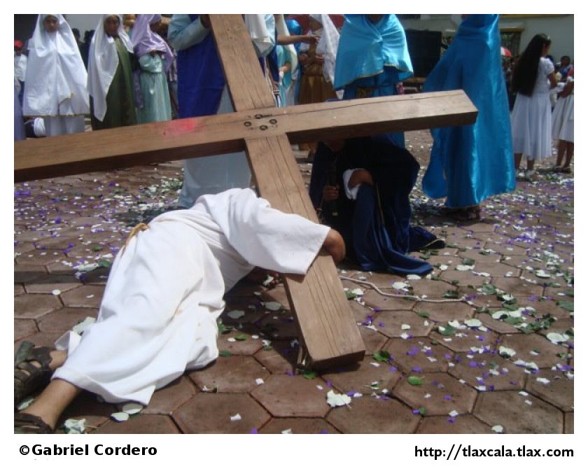Pasin de cristo (Semana Santa) en Xaltocan 2012 - Foto