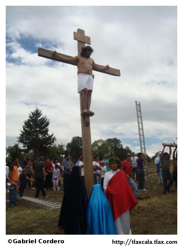 Pasin de cristo (Semana Santa) en Xaltocan 2012 - Foto