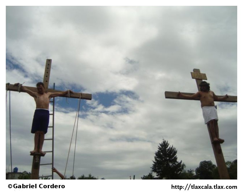 Pasin de cristo (Semana Santa) en Xaltocan 2012 - Foto