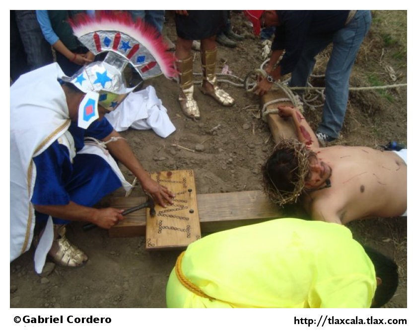 Pasin de cristo (Semana Santa) en Xaltocan 2012 - Foto