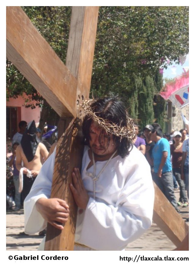 Pasin de cristo (Semana Santa) en Xaltocan 2012 - Foto