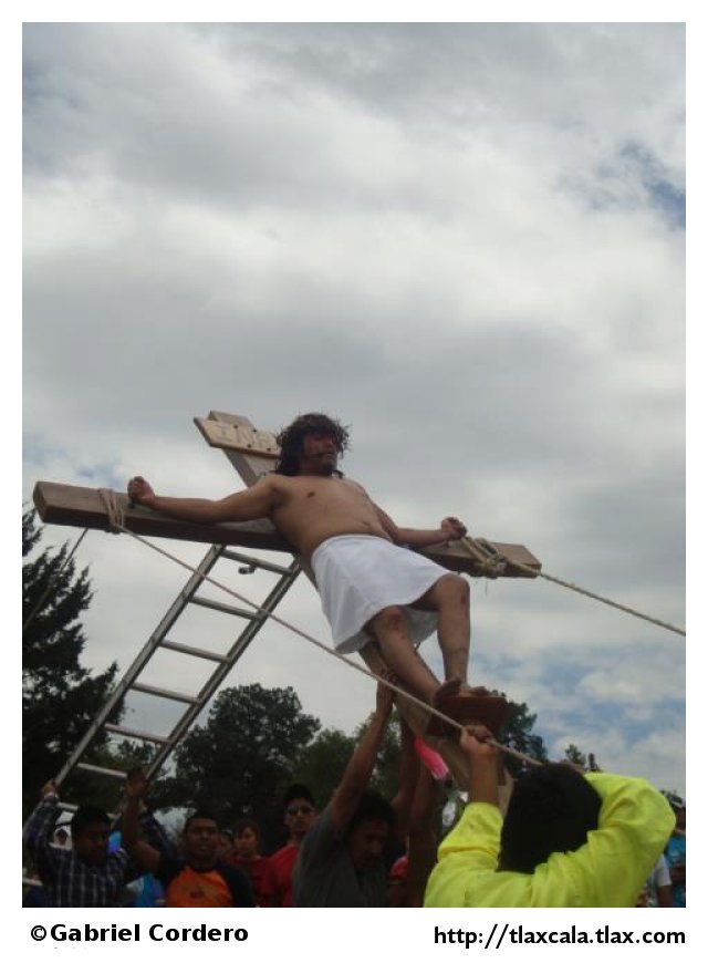 Pasin de cristo (Semana Santa) en Xaltocan 2012 - Foto