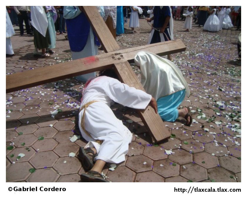 Pasin de cristo (Semana Santa) en Xaltocan 2012 - Foto
