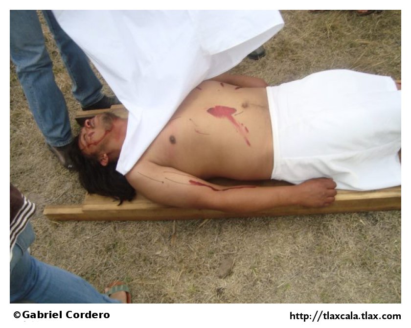 Pasin de cristo (Semana Santa) en Xaltocan 2012 - Foto