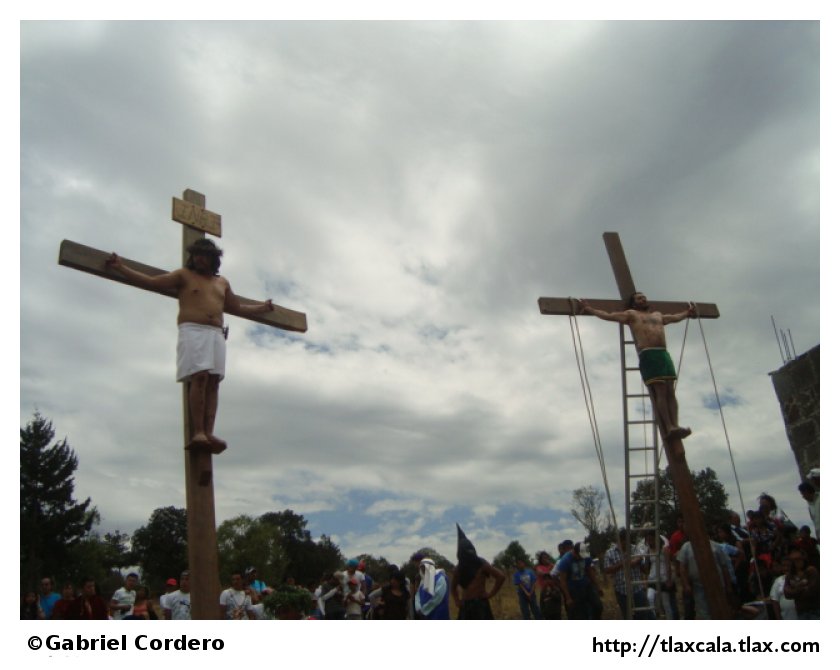 Pasin de cristo (Semana Santa) en Xaltocan 2012 - Foto
