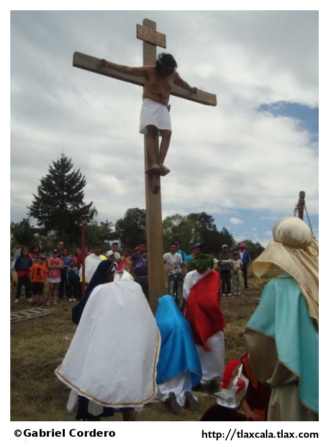 Pasin de cristo (Semana Santa) en Xaltocan 2012 - Foto