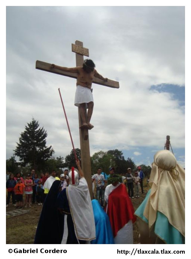 Pasin de cristo (Semana Santa) en Xaltocan 2012 - Foto