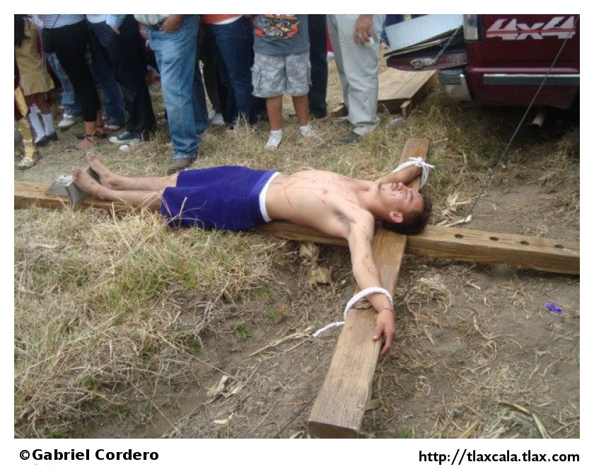 Pasin de cristo (Semana Santa) en Xaltocan 2012 - Foto
