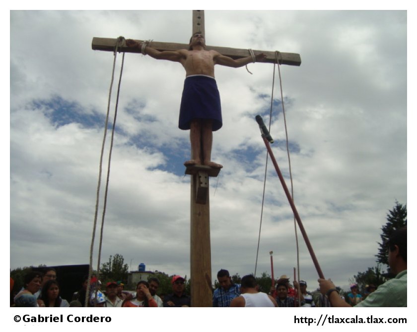 Pasin de cristo (Semana Santa) en Xaltocan 2012 - Foto
