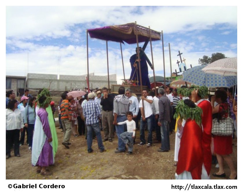 Pasin de cristo (Semana Santa) en Xaltocan 2012 - Foto