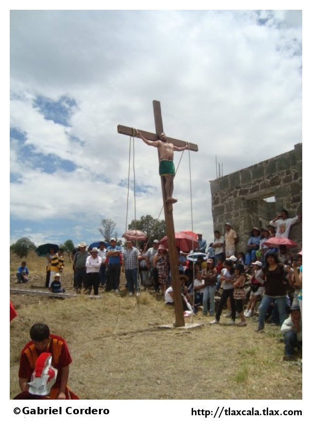 Pasin de cristo (Semana Santa) en Xaltocan 2012 - Foto