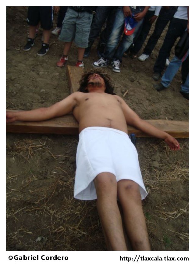 Pasin de cristo (Semana Santa) en Xaltocan 2012 - Foto