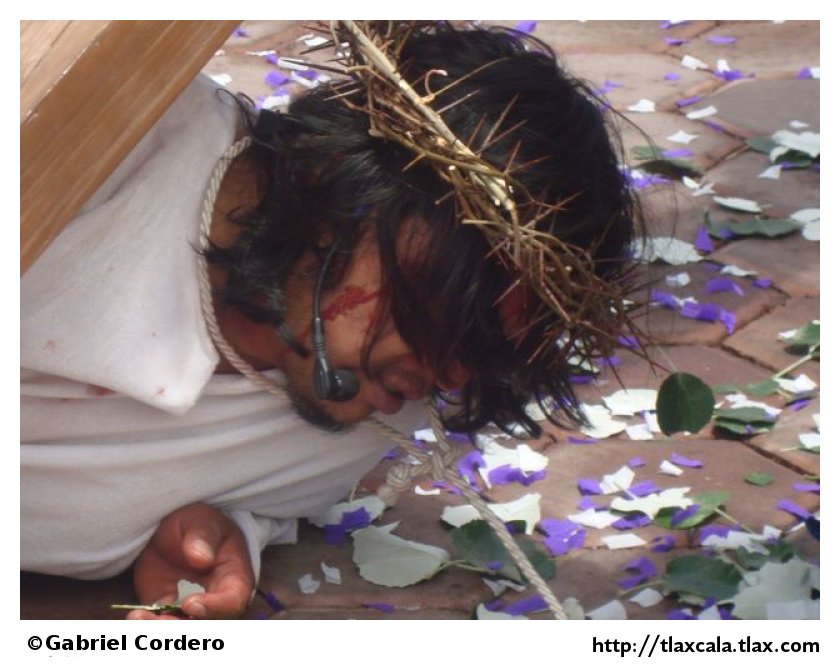 Pasin de cristo (Semana Santa) en Xaltocan 2012 - Foto