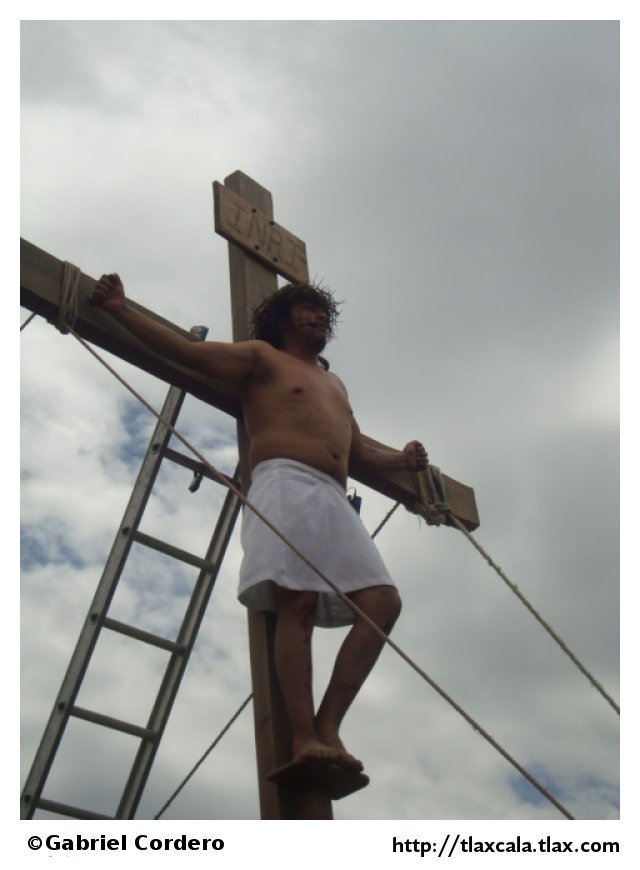 Pasin de cristo (Semana Santa) en Xaltocan 2012 - Foto