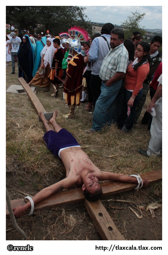 Pasin de cristo (Semana Santa) en Xaltocan 2012 - Foto