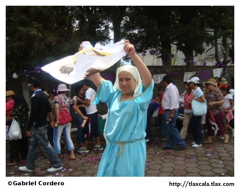 Pasin de cristo (Semana Santa) en Xaltocan 2012 - Foto