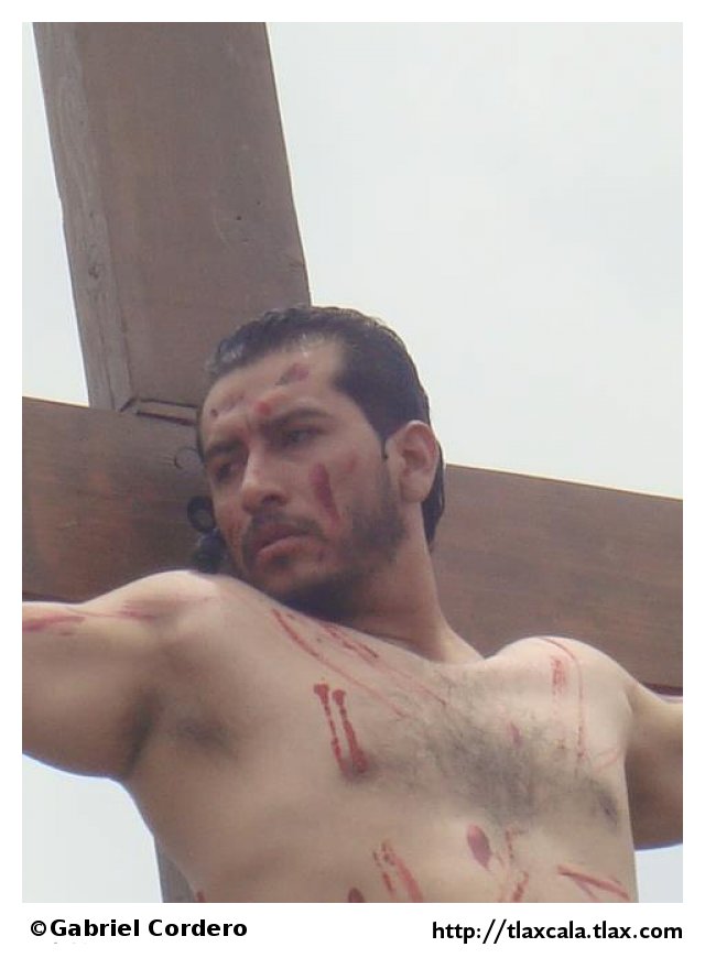 Pasin de cristo (Semana Santa) en Xaltocan 2012 - Foto