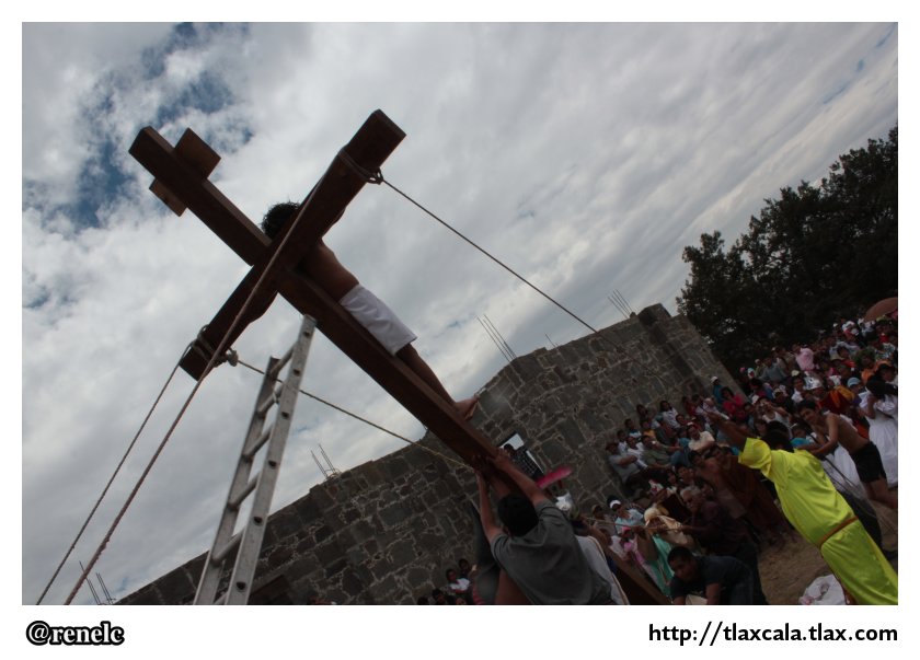 Pasin de cristo (Semana Santa) en Xaltocan 2012 - Foto