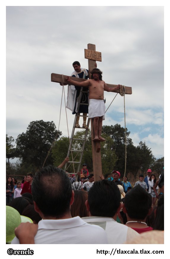 Pasin de cristo (Semana Santa) en Xaltocan 2012 - Foto