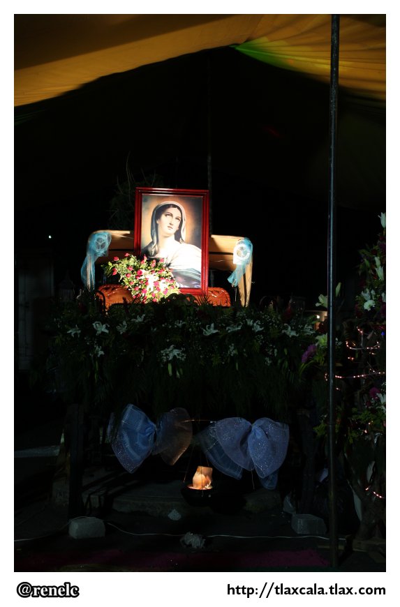 Alfombras para la virgen de la misericordia en Apizaco - 11 de mayo del 2012 - Foto