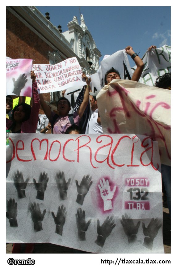 La marcha #YoSoy132 en Tlaxcala - Foto