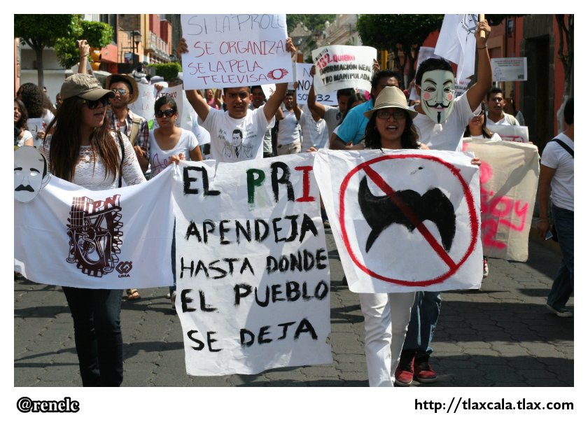 La marcha #YoSoy132 en Tlaxcala - Foto
