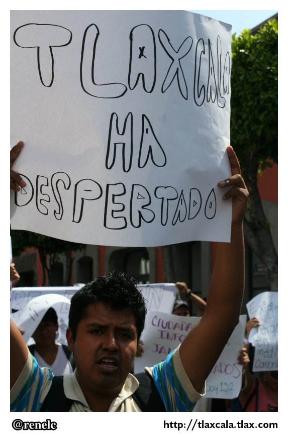 La marcha #YoSoy132 en Tlaxcala - Foto