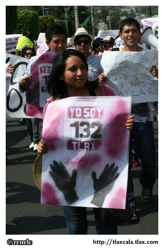 La marcha #YoSoy132 en Tlaxcala - Foto