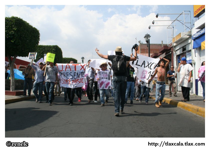 La marcha #YoSoy132 en Tlaxcala - Foto