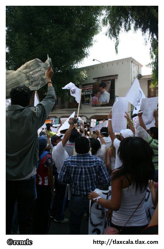 La marcha #YoSoy132 en Tlaxcala - Foto