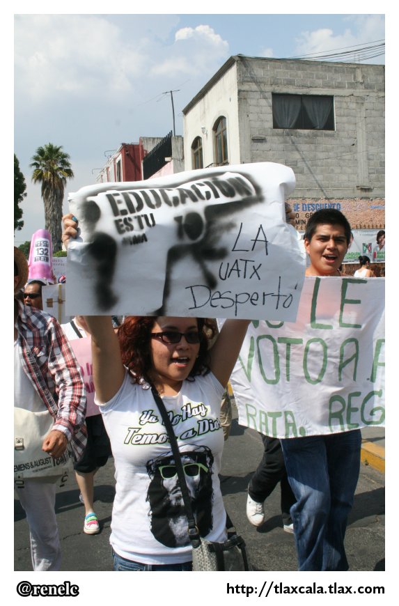La marcha #YoSoy132 en Tlaxcala - Foto