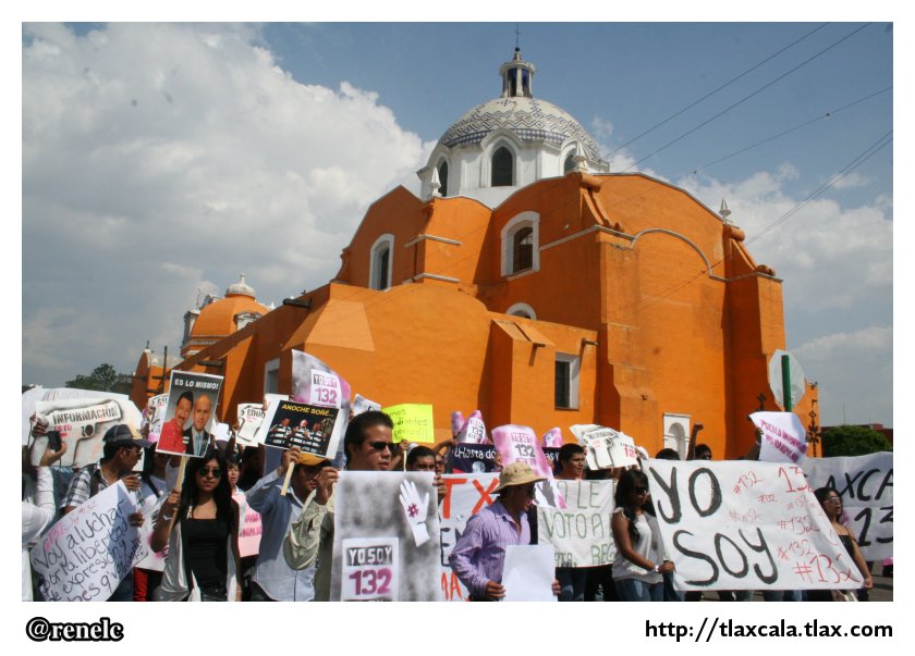 La marcha #YoSoy132 en Tlaxcala - Foto