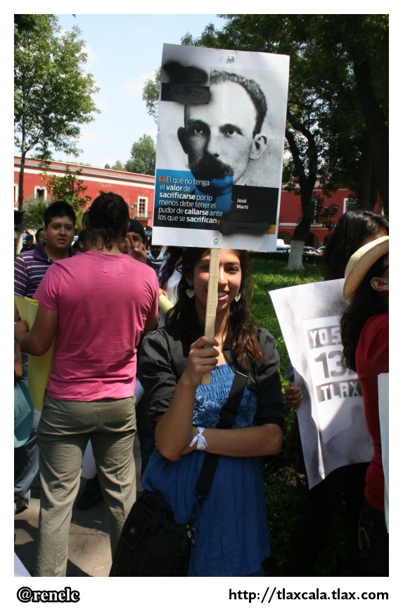 La marcha #YoSoy132 en Tlaxcala - Foto
