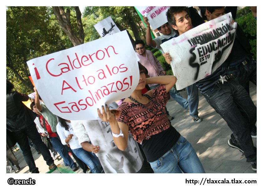 La marcha #YoSoy132 en Tlaxcala - Foto