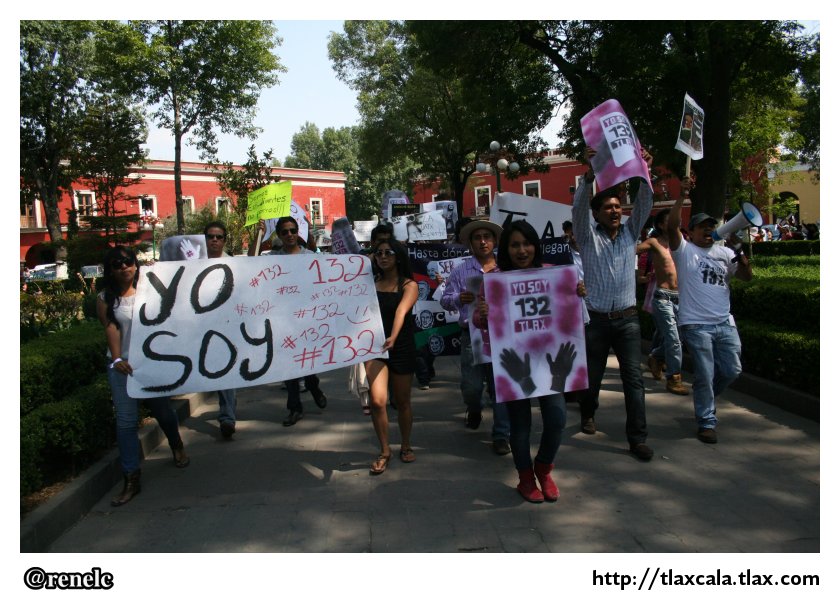 La marcha #YoSoy132 en Tlaxcala - Foto