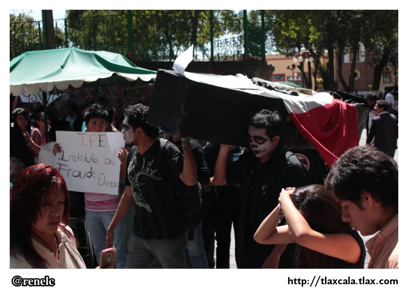 Marcha anti EPN en Tlaxcala #MegaMarcha (7 de julio de 2012) - Foto